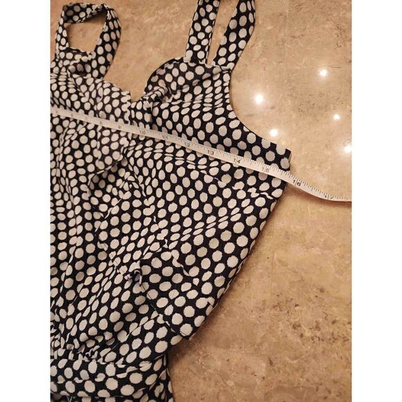 White House Black Market ruffle polka dot dress size xxs - Picture 9 of 12